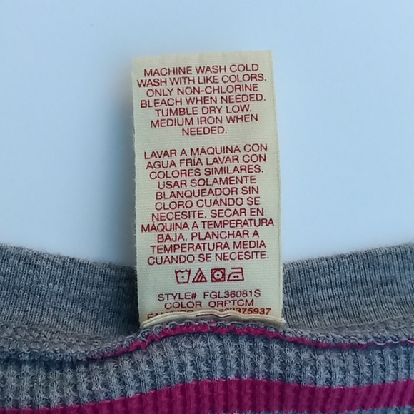 Faded Glory Wuffle Knit Long Sleeve Shirt - Picture 4 of 16